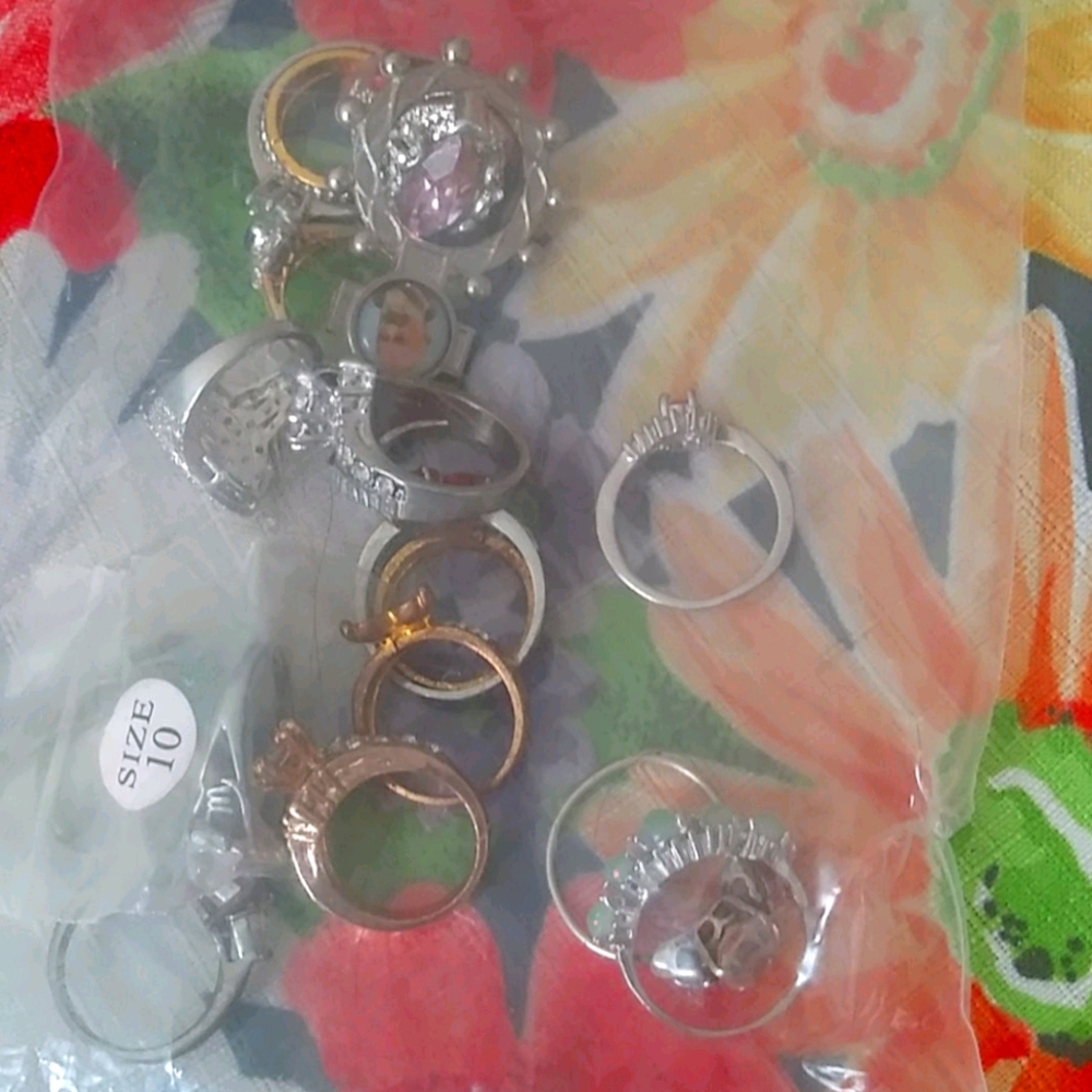Bag full of rings